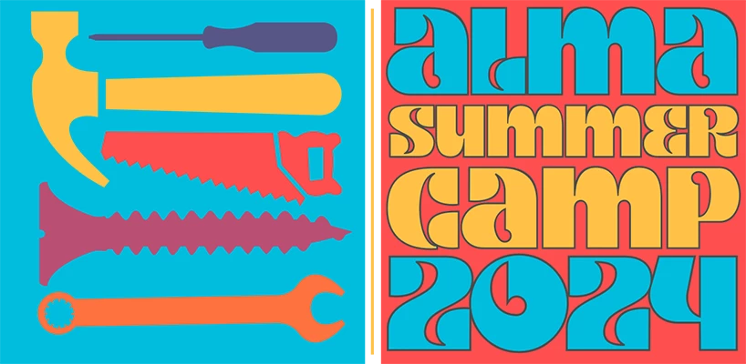 Alma Forest Summer Camp 2024 artwork