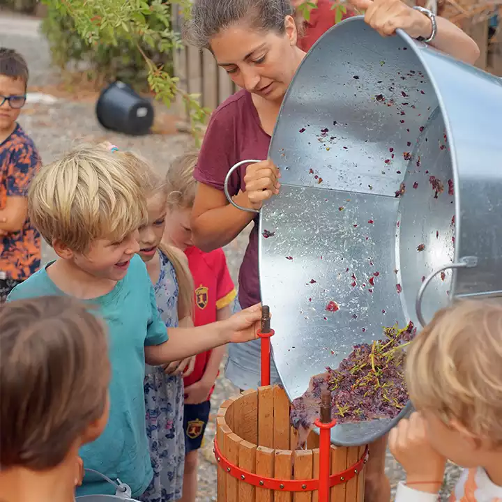 Children together at Alma Forest School