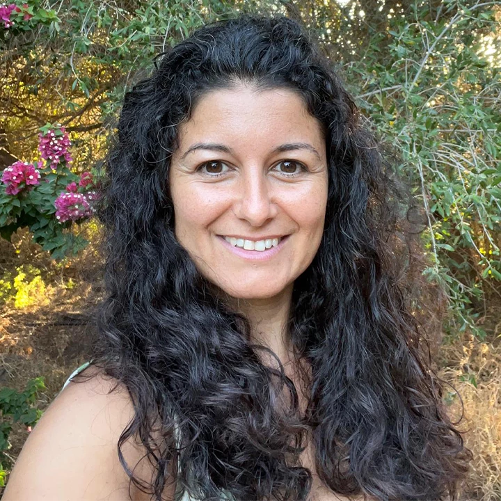 Portrait of Inma, Primary School Educator at Alma Forest School.
