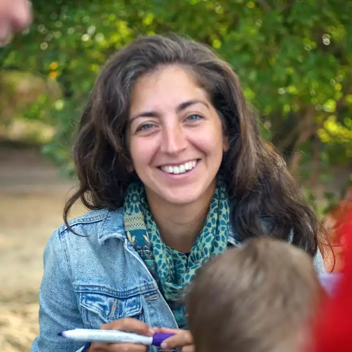 Portrait of Julia, Primary School Educator at Alma Forest School.