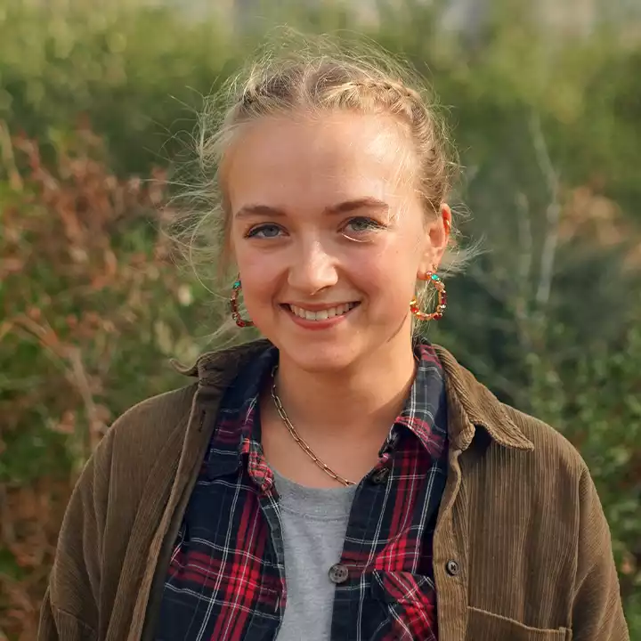 Portrait of Luna, Primary School Educator at Alma Forest School.