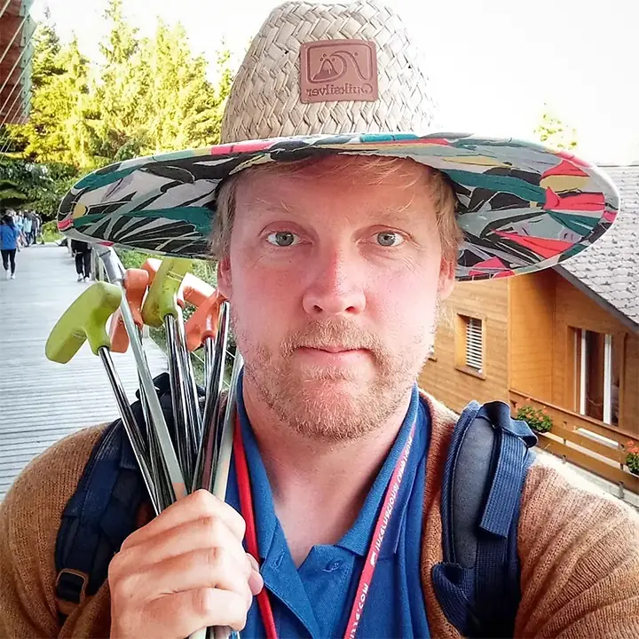 Portrait of Philipp Klaus, Principal of Alma Forest School.